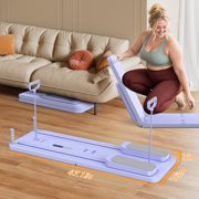 UPGO 5 in 1 Folding Pilates Board, Pilates Reformer Set with 300 LBS Weight Capacity, Portable Home Pilates for Woman (Purple)