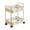 White, variant on Dpityserensio Storage Organizer Kitchen Storage Cart 2 Layer with Armrests Storage Rack Bathroom Toilet Toiletries Storage Cart Christmas