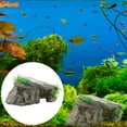 thumbnail image 3 of CBFFDC Turtle Habitat Shelter Non fading Simulation Resin Reptile Basking Platform Terrace Fish Landscaping Terrarium Supply, 3 of 7