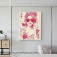 thumbnail image 6 of Kdxio Ace Of Diamonds Lady Pattern Canvas Wall Art 12x16 Inches - Waterproof HD Print Solid Wood Frame for Living Room & Bathroom,Vertical, 6 of 8