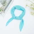 thumbnail image 2 of UJNDER Women's Scarf Chiffon Square Candy Colored Soft Lightweight Mint Green A, 2 of 3