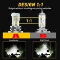 thumbnail image 4 of 1 par de bombillas LED H4 sin Error YONGSHENG 1500lm 6000K, 4 of 5