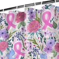 thumbnail image 3 of Pink Breast Cancer Shower Curtain 36"x72" ,Bathroom Decorative Shower Curtains Set with 12 Hooks,Modern Waterproof Washable Shower Curtain, 3 of 6