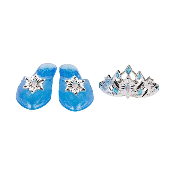 Disney Frozen Elsa Tiara and Shoe Accessory Dress up Set For Children Girls Age Group 3 to 6 Years