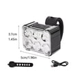 thumbnail image 2 of High-Visibility Front And Rear Light for Night Riding Rechargeable USB Quick-Release Installation Multiple Light Modes for Outdoor Cycling Enthusiasts, 2 of 6