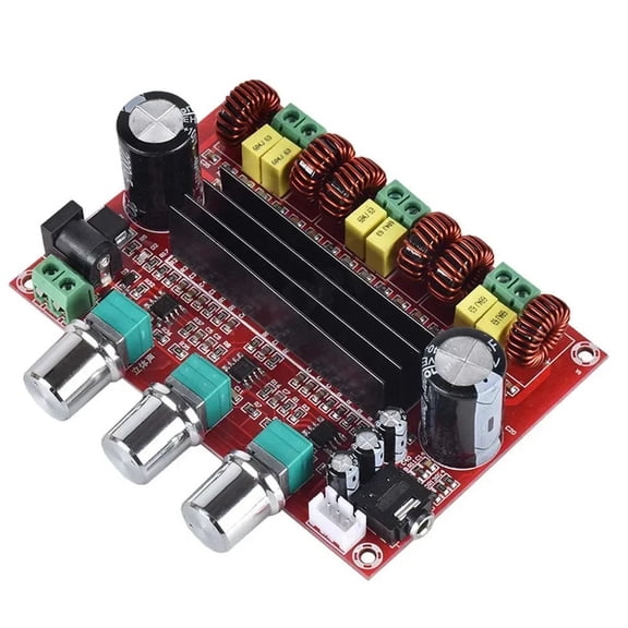 TPA3116D2 Channel 2.1 Digital Subwoofer Power Amplifier Board Module XH-M139 12V - 24V 2 * 50W   100W ,High Sound