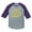 Purple, variant on Big Sister 2021 Outfit Girls Siblings 3/4 Sleeve Baseball Jersey Toddler Shirt 4T Purple
