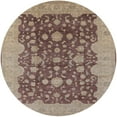thumbnail image 1 of Ahgly Company Machine Washable Indoor Round Industrial Modern Chestnut Brown Area Rugs, 4' Round, 1 of 7