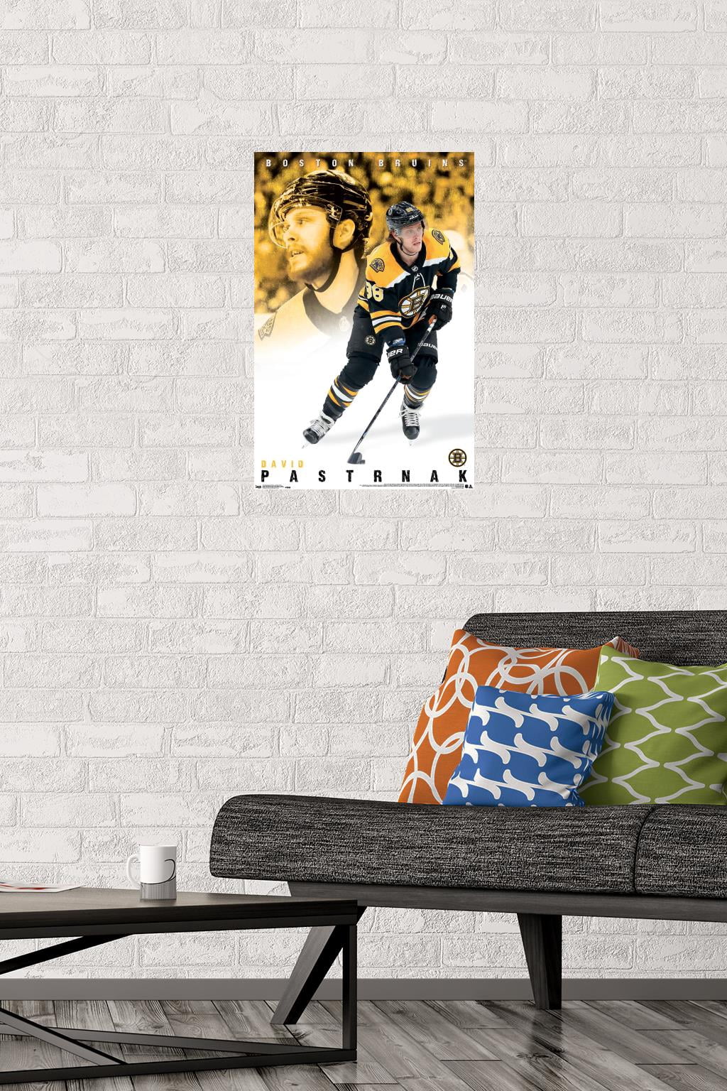 NHL Boston Bruins - David Pastrnák 19 Wall Poster, 14.725" x 22.375"