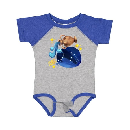 

Inktastic Aquarius Constellation Zodiac Sign Illustration Gift Baby Boy or Baby Girl Bodysuit