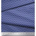 thumbnail image 2 of Soimoi Cotton Poplin Fabric Leaves Small Decor Fabric Printed Yard 56 Inch Wide, 2 of 3