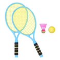 thumbnail image 2 of 1 Set Fitness Tennis Racket With Net Bag Parent-child Sports Game Toys For Children Playing Game Outdoor (random Color), 2 of 3