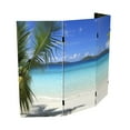 thumbnail image 7 of 3 ft. Short Double Sided Beach Canvas Folding Screen, 7 of 7