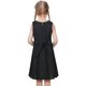 thumbnail image 5 of Vestido para Niña Negro Corazón Amor Contraste de Color Rayas de Cebra Escuela Casual 6 Años, 5 of 7
