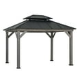 thumbnail image 3 of Sunjoy Replacement Universal Curtains Panles,Waterproof Gazebo Privacy Curtain, 4-Panel Screen Walls for 10 x 12 ft Gazebo, Patio & Backyard Protection, 3 of 4