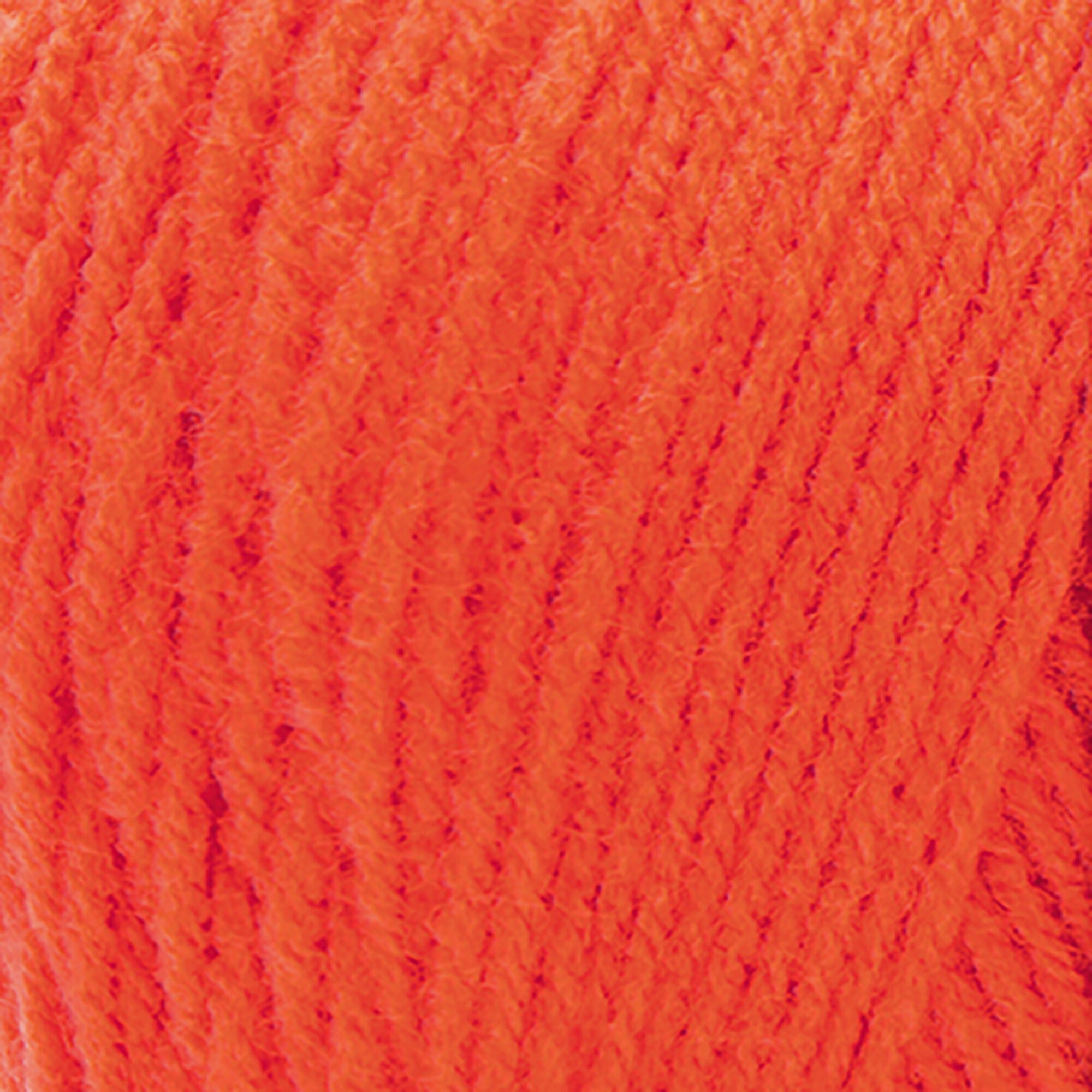 (4 pack) Red Heart® Super Saver® 4 Medium Acrylic Yarn, Pumpkin 7oz/198g, 364 Yards