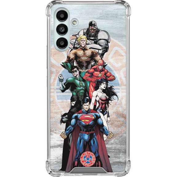 Skinit DC Comics Justice League Heros Galaxy A13 5G Clear Case