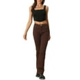 thumbnail image 2 of INSPIRE CHIC Women's Sleeveless Bustier Corset Top Zip Back Sexy Clubwear Party Crop Top Black S, 2 of 5