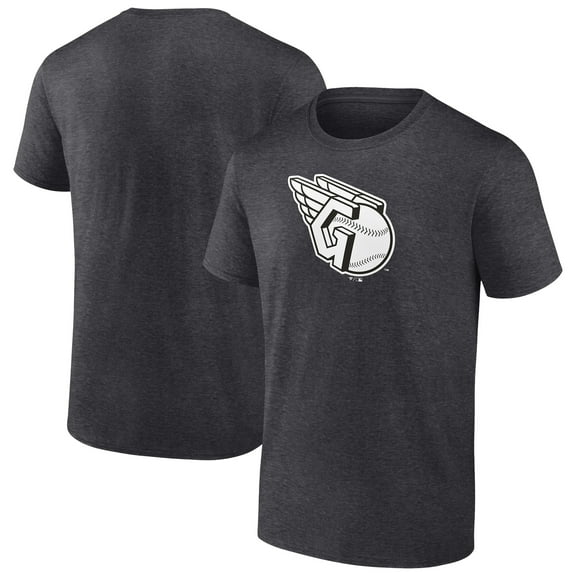 Men's Charcoal Cleveland Guardians Monochrome T-Shirt
