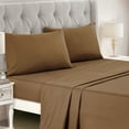 thumbnail image 2 of Bed-in-a-Bag 9-pieces Undine Brown Comforter and Sheet Set, Bed in Bag Coffee Bedding Set - King Size, 2 of 8