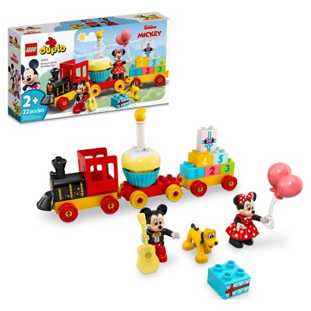 UPC: 0673419338028 | LEGO DUPLO Disney Mickey & Minnie Birthday Train 10941  Building Toys for Toddlers with Number Bricks  Cake and Balloons  2 Year Old Girls & Boys Gifts