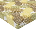 thumbnail image 2 of Ambesonne Tropical Fitted Sheet, Curving Exotic Tropical, Twin XL Size, Multicolor, 2 of 3