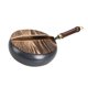 thumbnail image 4 of Wok Pan Iron Wok 11 pulgada para la cocina de inducción versátil Partido de salteado Botthida plana para acampar en el hogar Cocina para el hogar, 4 of 9
