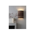 thumbnail image 5 of Vintage Rustic Wood Barrel Wall Lamp | Hemp Rope Farmhouse Decor(No Bulbs), 5 of 10