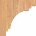 thumbnail image 3 of 3 1/2"W x 12"D x 12"H Pescadero Smooth Corbel, Western Red Cedar, 3 of 9