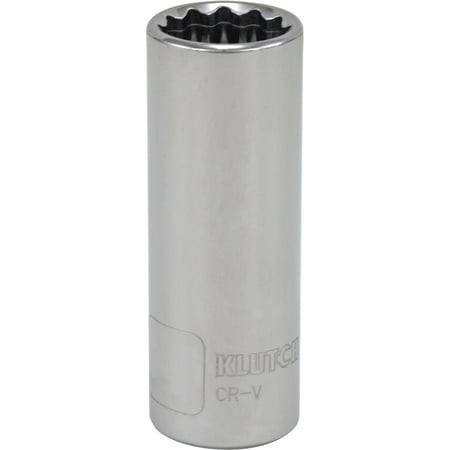 

Klutch Deep Socket Metric 21mm 1/2in.-Drive 12-Pt.