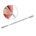 thumbnail image 4 of Espátula aplicadora de cera para cicatrices de acero inoxidable de doble punta, herramienta de maquillaje de efectos especiales FX (L), 4 of 11