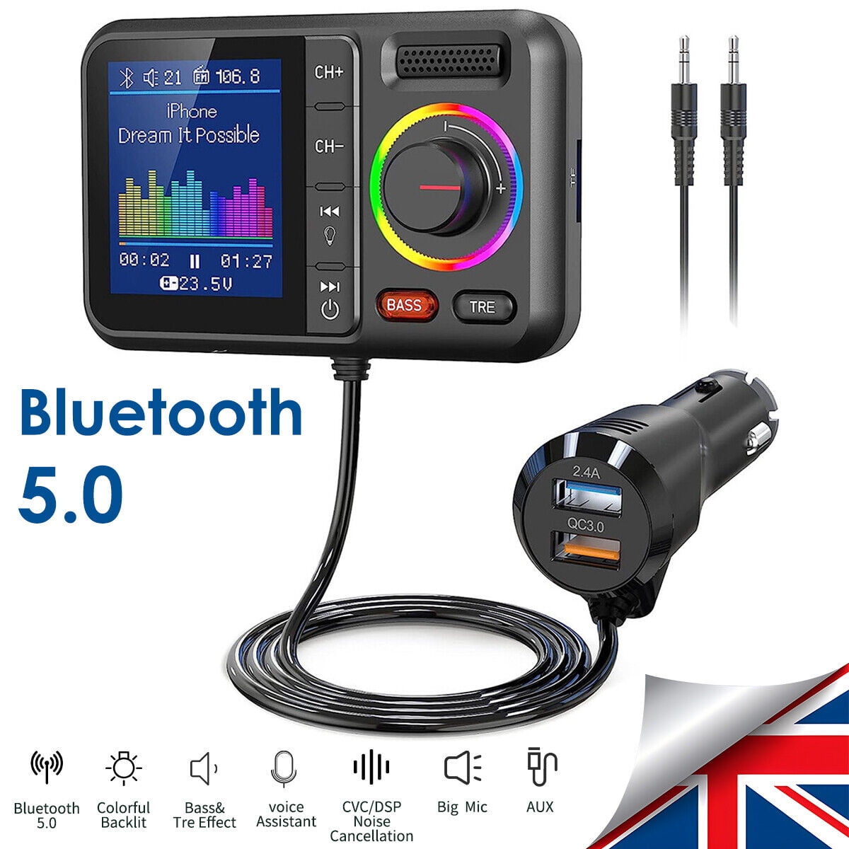 Anker - Soundsync Portable Bluetooth Transmitter with 10H