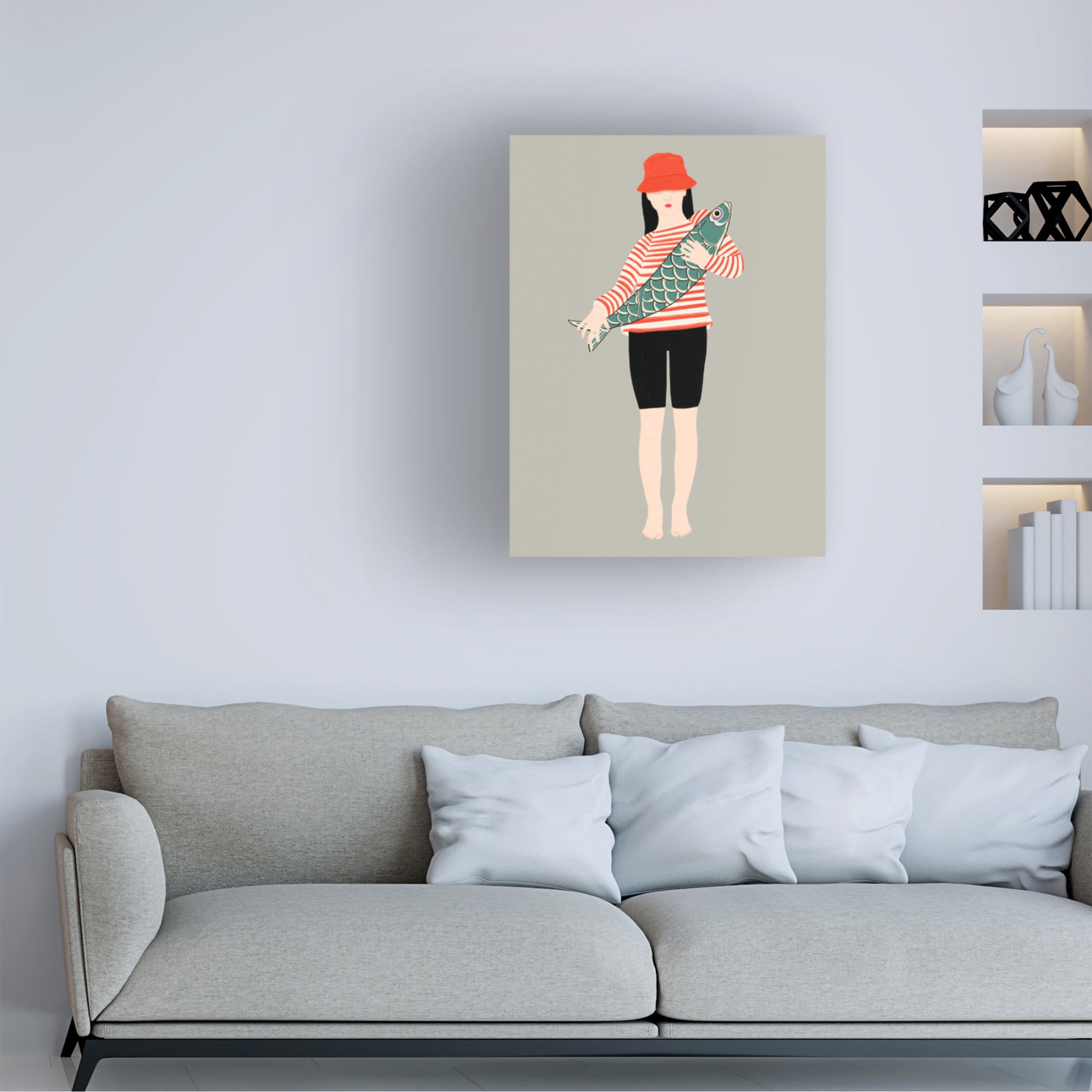 Trademark Fine Art Jota de jai My fish Canvas Wall Art
