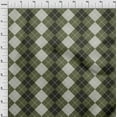 thumbnail image 3 of oneOone Viscose Chiffon Olive Green Fabric Argyle Check Diy Clothing Quilting Fabric Print Fabric By Yard 42 Inches Wide, 3 of 4