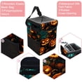 thumbnail image 2 of Pumpkin Foldable Car Trash Bin with Lid, Leak-Proof Mini Trash Can, Car Garbage Can, and Hanging Storage Bag, 2 of 6