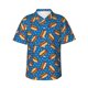 thumbnail image 1 of Balery Hot Dog 1 Camisas hawaianas de manga corta para hombre, camisas playeras de corte holgado, camisas de vacaciones con botones,XX-Large, 1 of 7
