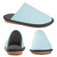 thumbnail image 4 of IAUYY Memory Foam House Slippers Suitable for Both Men and Women. Comfortable, Anti-Slip Plush Flat-Bottomed Slippers The Best Holiday Gift Minimalist Light Blue, 4 of 9