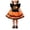 Orange, variant on Wonitaaizi Toddler Girls Halloween Dress Sleeve Pumpkin Princess Tutu Dresses Casual Kids Outfits Clothes 3PC (2-3 Years,Black)