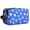 Baseballs and Faces Blue Pattern, variant on Baseballs and Shirts White Pattern Travel Toiletry Bag, Dopp Kit with Double Zippers & Multi Pockets, Easy To Clean Gifts for Travel Home Use