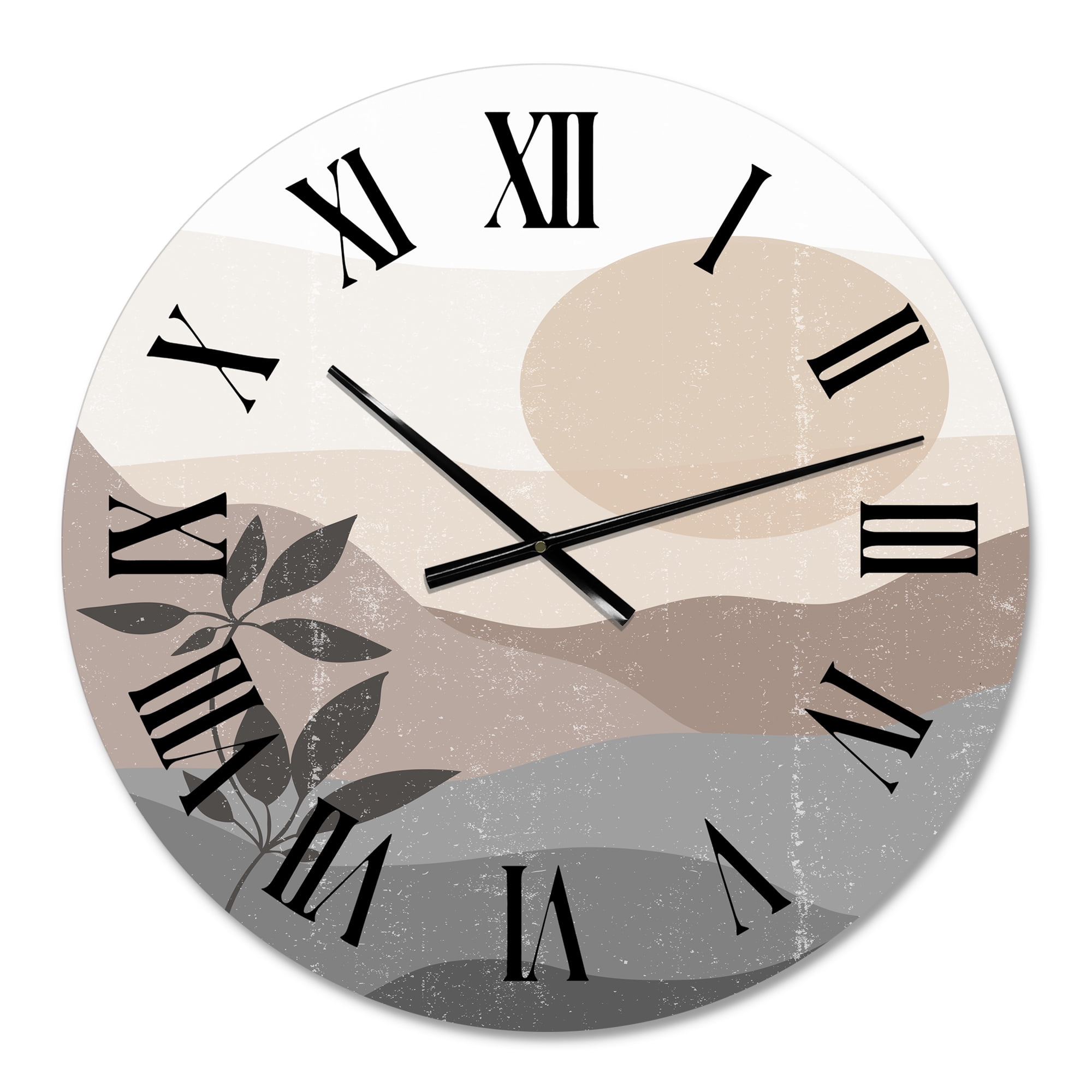 Designart 1 in Quartz Modern/Contemporary Wall Clock