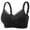 Black, variant on Womens Bras Lace Bralette Wireless Comfortable Plus Size No Underwire Soft Support Sleep Multi Color Optional 34-42B/C/D