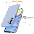 thumbnail image 3 of For Samsung Galaxy A15 5G Phone Case, Ebizware Shockproof Liquid Silicone Case Full-Body Protective Rugged Rubber Slim Cover with Microfiber Lining for Galaxy A15 5G (Lavender), 3 of 9