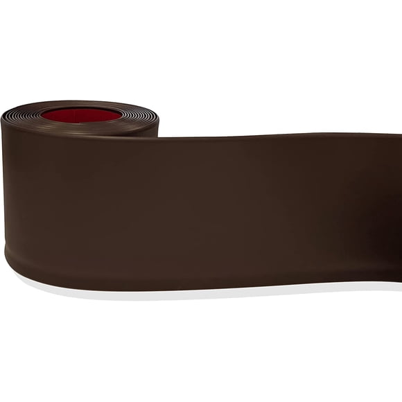Zócalo de pared PRO FLEX marrón de vinilo 10 cm x 24 m autoadhesivo