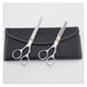 thumbnail image 2 of Tijeras profesionales para entresacar el cabello, 32 dientes y tijeras pequeñas para cortar el cabello, ergonómicas de acero., 2 of 4