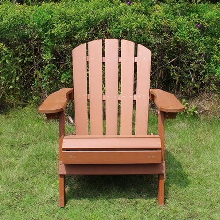 Patio Outdoor Plastic Adirondack Chair. Faux Sturdy 