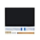 thumbnail image 1 of Seitruly ABS fácil de instalar monitores de pantalla LCD soporte ajustable fácil de conectar monitores de pantalla táctil Juegos de teclado y mouse para computadora 4.3 pulgadas Para Pi 5 cero, 1 of 6