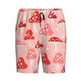 thumbnail image 4 of Naloa Cute Mushroom1 Men's Short Pajama Pants, Lounge Comfort Shorts with Elasticized Waistband and Side Pockets - 3X-Large, 4 of 9