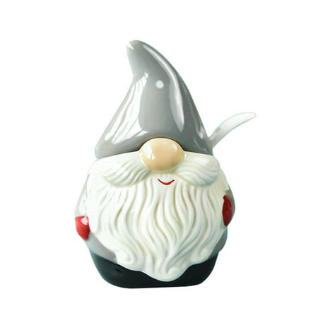 

FLW Spice Jars Exquisite Workmanship Cute Ceramic Christmas Table Decor Seasoning Spices Jars for Kitchen