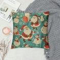 thumbnail image 2 of PHYHOO Cute Christmas Throw Pillow Cover,Cartoon Snowman Winter Holiday Cushion Cover Merry Christmas Decorative Pillowcase Square for Home Sofa Bed, 2 of 5