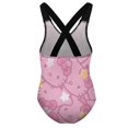 thumbnail image 5 of Hello Kitty Girls One Piece Swimsuits Hawaiian Summer Swimwear Beach Bathing Suit Outfits, 5 of 7